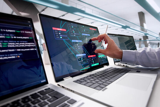 Professional Programmer Using Node Editor For Visual Scripting