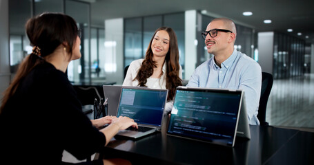 Collaborative Software Engineers Coding