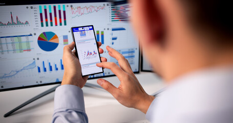 Financial Analyst Analyzing Market Trends