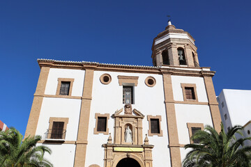 The church of La Merced de Ronda from 1585- Ronda is a city in the Andalusian province of Málaga, Spain