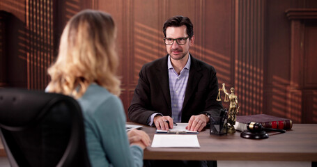 Business Partnership Meeting With Trusted Legal Advisor