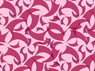 seamless pattern with pink flowers