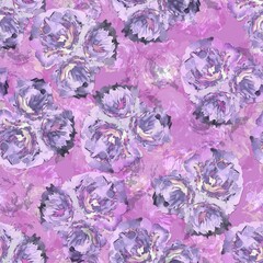 Abstract watercolor flower creative  allover design new concept textile design digital creators art design repeating seamless floral pattern design light pink purple colour background stock design 
