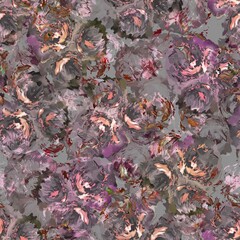 autumn leaves Abstract watercolor flower creative  allover design new concept textile design digital creators art repeating  seamless floral pattern design dark Grey colour background stock design 