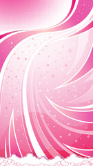 Background with pink color and floral pattern