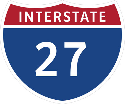 I-27, Interstate 27 Highway System Design Sign