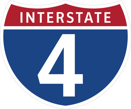 I-4, Interstate 4 Highway System Design Sign