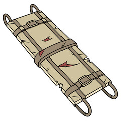 hand drawn vector illustration of an electric guitar