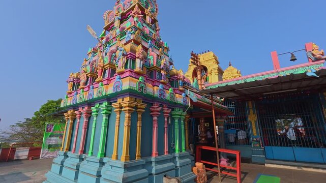 Veera Anjaneyar Kovil Pudupakkam and Anjaneyar Temple Sannidhi and Sri Vyasaraja Tirtha Pratishthita are the hill top temples at Gajagiri Hills, Kelambakkam, Vandalur Road, Pudupakkam, Chennai.