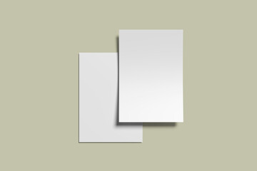 A4 Flyer Blank Mockup