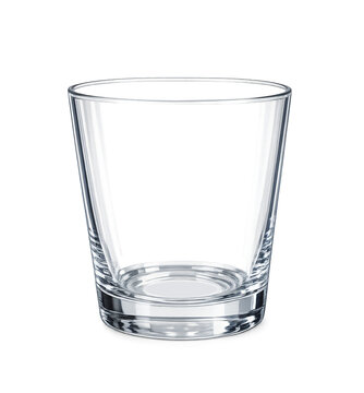 empty glass isolated on white transparent background PNG
