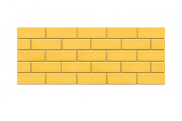 Yellow brick wall showing a flat, smooth masonry texture ideal for building backgrounds, architecture, and design