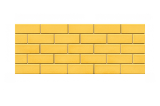 Yellow brick wall showing a flat, smooth masonry texture ideal for building backgrounds, architecture, and design - Powered by Adobe