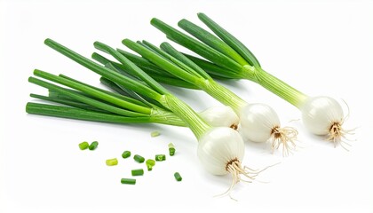 Obraz premium Fresh White Onions