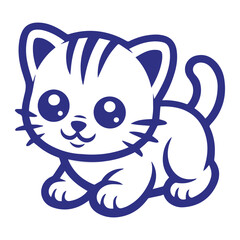 Kitten Crawling Svg