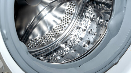 Clean washing machine drum in