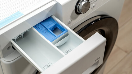 Department for washing powder in a washing machine