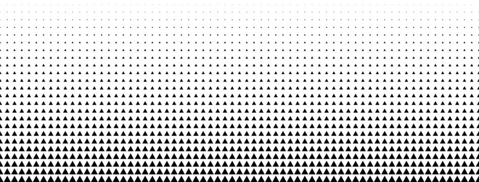 fading triangle halftone gradient abstract geometric