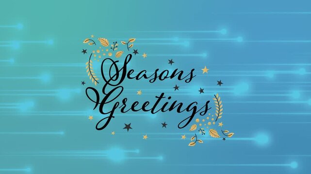 Animation of handwritten mathematical formulae over blue background