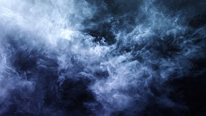 Fototapeta premium Abstract smoky blue background