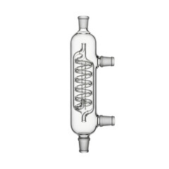 Obraz premium Coil condenser laboratory glassware