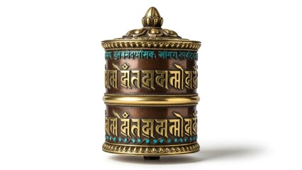 Tibetan Prayer Wheel, Buddhism Tradition