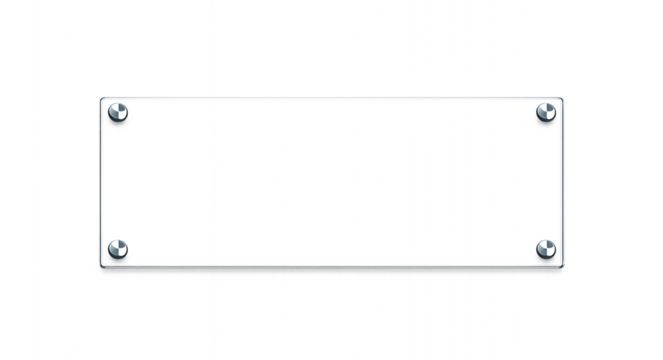 transparent glass plate isolated on a white background PNG - Powered by Adobe
