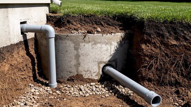Exterior Foundation Drainage System: Sump Pit Installation for a Dry Basement