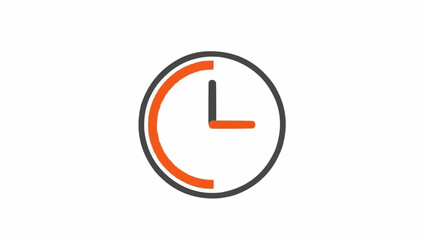 Simple Modern Analog Clock Face.