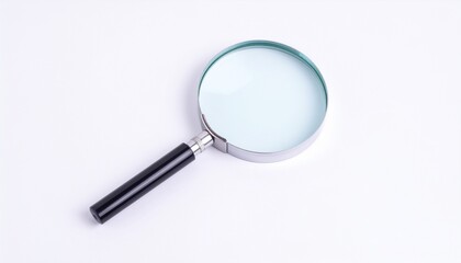 Magnifying Glass Isolated on White Background for Business Search