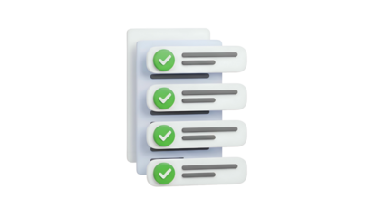 Four SIM Cards with Green Checkmarks.