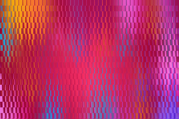 Intense Magenta and Orange Vertical Pixel Grid Abstract Design for Modern Technical Textures