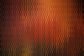 Abstract orange and brown gridded texture pattern with a pixelated aesthetic