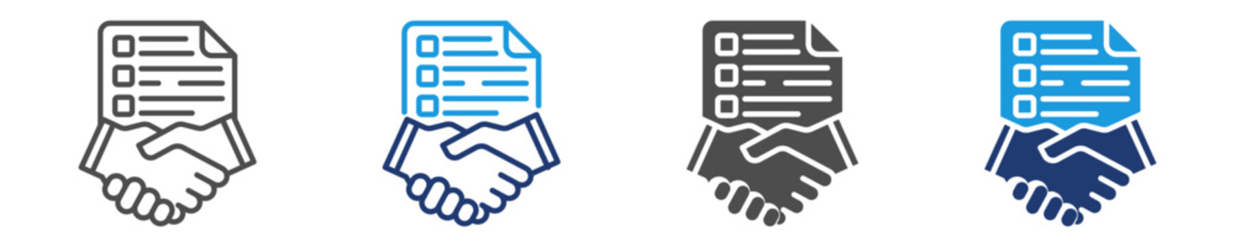 diplomatic agenda icon set multiple style