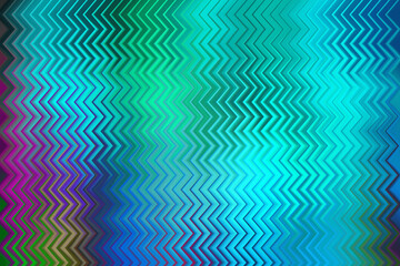 Cyan and green vibrant zigzag pattern for a fresh and modern digital backdrop