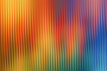 Vibrant Rainbow Abstract Background with Vertical Streaks and Dynamic Linear Texture, Colorful Gradient of Orange, Blue and Purple for Creative Modern Design
