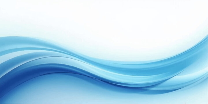 Dynamic abstract blue wave background featuring a flowing water design with light vector lines and a liquid motion texture for a professional business backdrop illustration