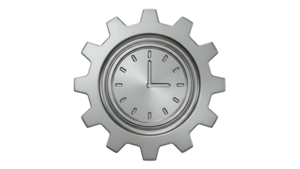 Metal Gear with Clock Face Center 1.