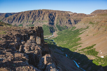 Putorana Plateau landscape, Taimyr. Russia