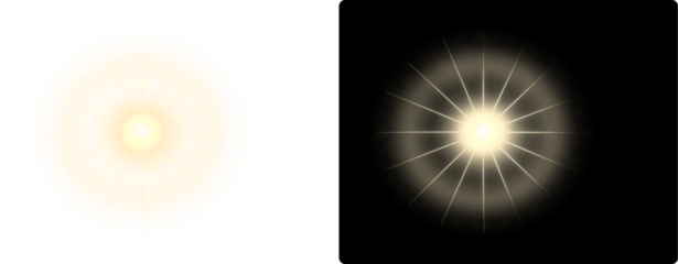 Hd transparent Spiral lighting effects 