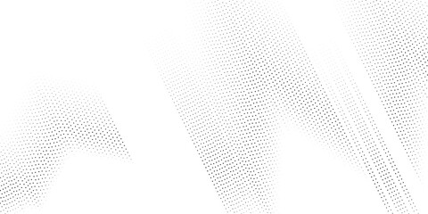 Halftone wavy texture background with dotted gritty noise, black grunge pop art wave gradient overlay, weathered pixelated raster halftone comic backdrop