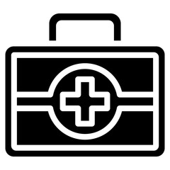 Obraz premium First Aid Kit Icon Element For Design