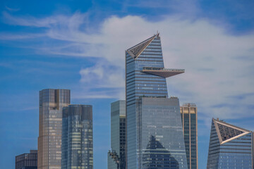 Naklejka premium New York, Edge- highest outdoor sky deck in the Western Hemisphere located at 30 Hudson Yards. 