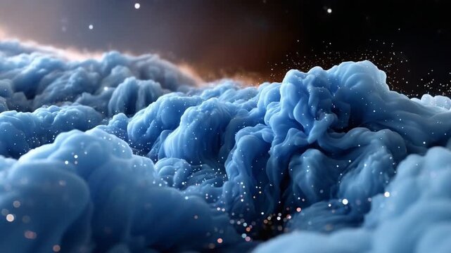 Celestial Clouds: A surreal, dreamlike panorama of fluffy, cloud-like formations. A visual journey into a world of ethereal beauty and endless imagination.