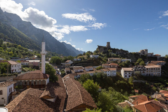 Kruj&euml;, Albania &ndash; medieval mountain town, castle and cultural bazaar