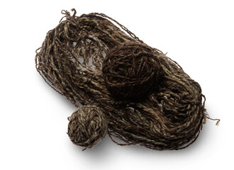 Yarn with a balls isolated on a transparent background