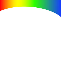 Obraz premium Rainbow Top Page Brick