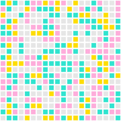 タイルパターン_カラフル_背景透過