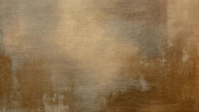 Seamlessly Looping Distressed Metallic Gold Fabric Texture Background, Showing Rough, Aged Bronze Canvas and Shimmering Vintage Patina Detail.