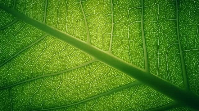 green leaf macro